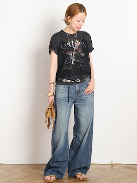 「GOOD ROCK SPEED（グッドロックスピード）のアイテム」を使った、STAFF.Mさん（レディース・162cm）の春コーディネート