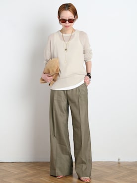 STAFF.Mさん(レディース・162cm)の春コーディネート