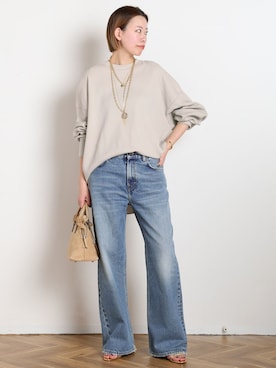 STAFF.Mさん(レディース・162cm)の冬コーディネート