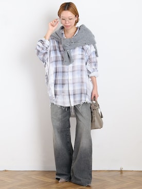 STAFF.Mさん(レディース・162cm)の夏コーディネート