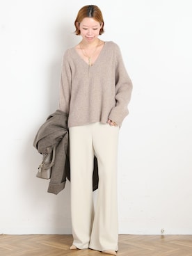 STAFF.Mさん(レディース・162cm)の秋コーディネート
