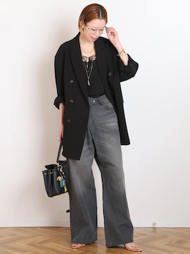 STAFF.Mさん(レディース・162cm)の冬コーディネート