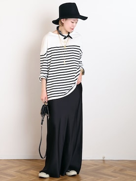 STAFF.Mさん(レディース・162cm)の冬コーディネート