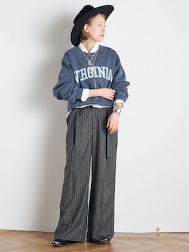 STAFF.Mさん(レディース・162cm)の秋コーディネート