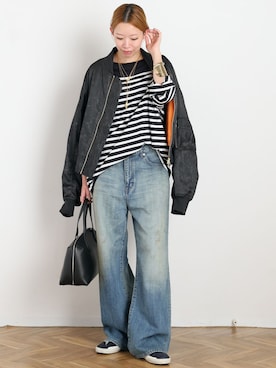 STAFF.Mさん(レディース・162cm)の夏コーディネート