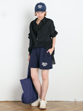 「Johnbull（ジョンブル）のアイテム」を使った、STAFF.Mさん（レディース・162cm）の夏コーディネート
