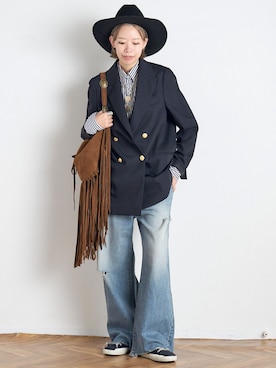 STAFF.Mさん(レディース・162cm)の秋コーディネート