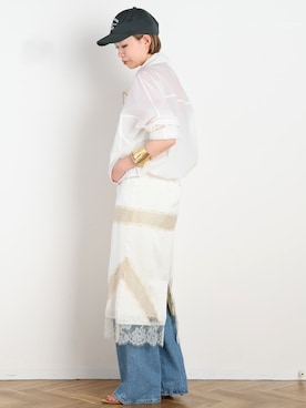 STAFF.Mさん(レディース・162cm)の春コーディネート