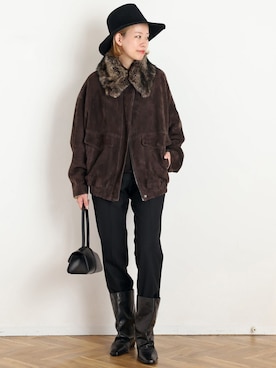 STAFF.Mさん(レディース・162cm)の秋コーディネート