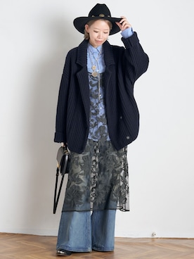 STAFF.Mさん(レディース・162cm)の秋コーディネート