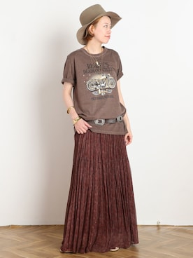 「GOOD ROCK SPEED（グッドロックスピード）のアイテム」を使った、STAFF.Mさん（レディース・162cm）の春コーディネート