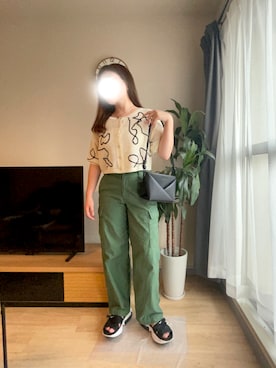 「LOWRYS FARM（ローリーズファーム）のアイテム」を使った、m_記録用さん（骨格ストレート・レディース・155cm）の夏コーディネート