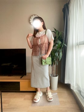 「FREAK'S STORE（フリークスストア）のアイテム」を使った、m_記録用さん（レディース・155cm）の夏コーディネート