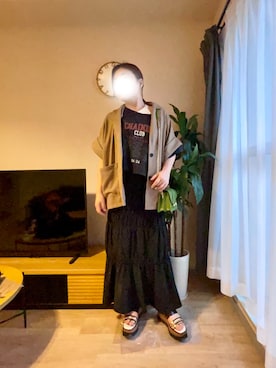 「LOWRYS FARM（ローリーズファーム）のアイテム」を使った、m_記録用さん（骨格ストレート・レディース・156cm）の夏コーディネート