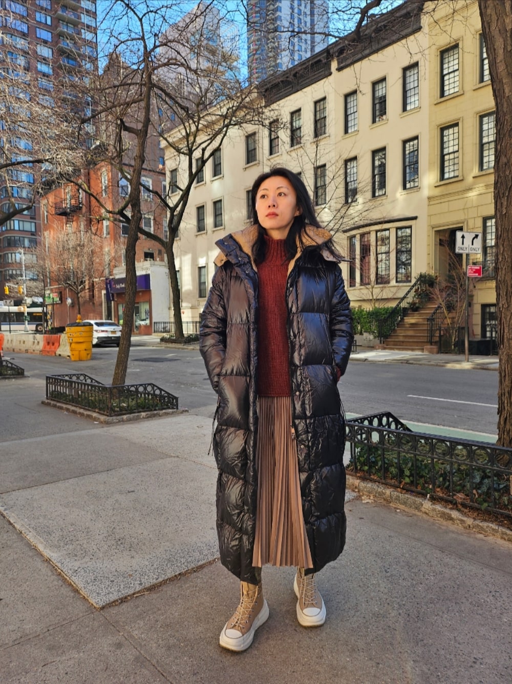 HYKE プリーツスカート ベージュ サイズ1 ハイク HYKE プリーツ