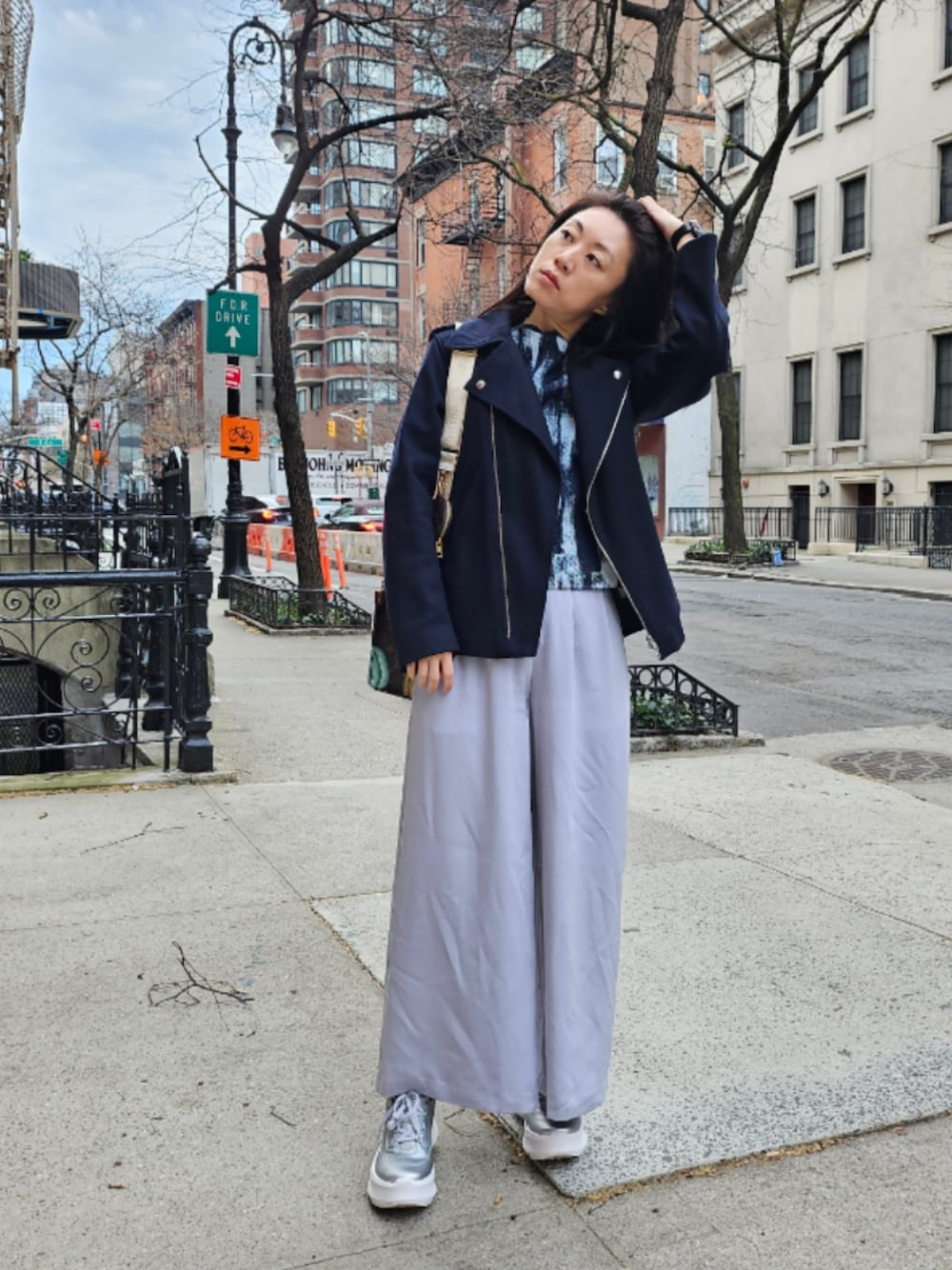 アニエスベーレディース革ジャケット CU32 BLOUSON レザーブルゾン ｜agnès b. FEMME（ファム