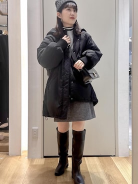「アイテム（ダウンジャケット/コート）」を使った、kariさん（レディース・162cm・20代）の秋コーディネート