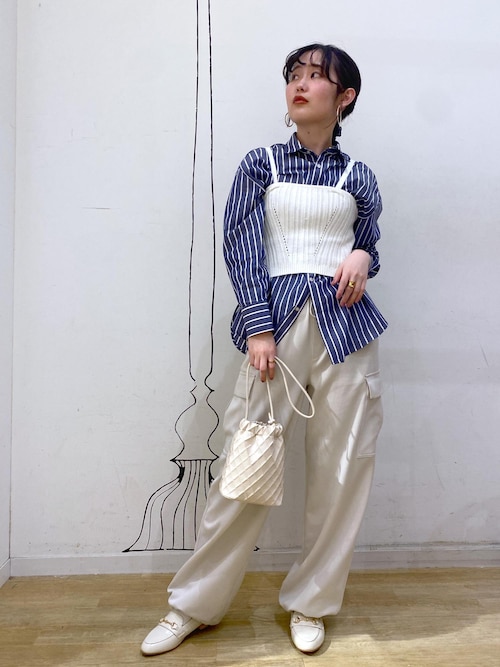 セール】ラメ畔ニットビスチェ（ベスト）｜ROPE' PICNIC（ロペ