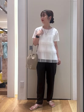「アイテム（アクセサリー）」を使った、kariさん（レディース・162cm・20代）の夏コーディネート