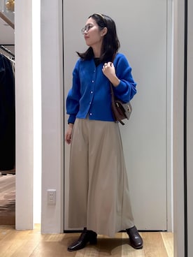 「アイテム（カチューシャ）」を使った、kariさん（レディース・162cm）の秋コーディネート