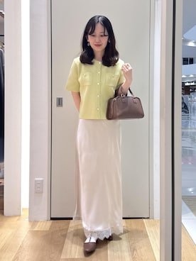 「ROPE' PICNIC（ロペピクニック）のアイテム」を使った、kariさん（レディース・162cm）の春コーディネート