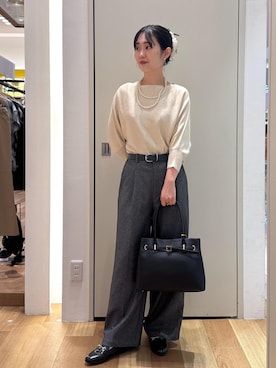 「ROPE' PICNIC（ロペピクニック）のアイテム」を使った、kariさん（レディース・162cm）の秋コーディネート