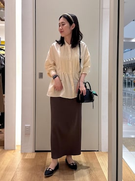 「アイテム（カチューシャ）」を使った、kariさん（レディース・162cm）の秋コーディネート