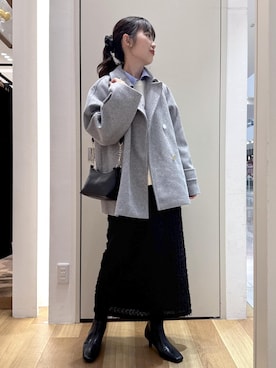 「アイテム（その他アウター）」を使った、kariさん（レディース・162cm・20代）の秋コーディネート