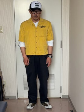 「RED KAP（レッドキャップ）のアイテム」を使った、きっちょむさん（メンズ・172cm）の秋コーディネート