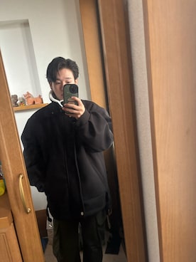 「neos（ネオス）のアイテム」を使った、isanaru0509さん（メンズ・160cm）の冬コーディネート