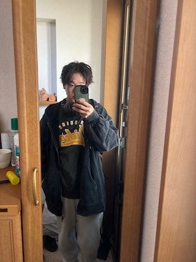 「Dickies（ディッキーズ）のアイテム（トップス）」を使った、isanaru0509さん（メンズ・160cm）の冬コーディネート