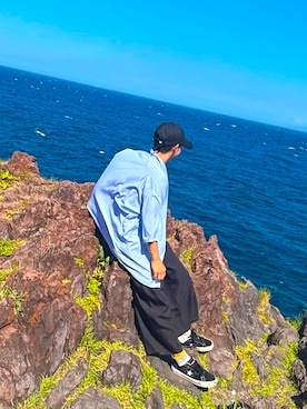 「KANGOL（カンゴール）のアイテム」を使った、isanaru0509さん（メンズ・160cm）の冬コーディネート