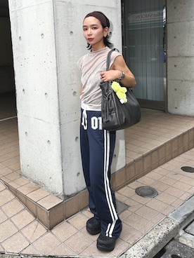 「WILLFULLY（ウィルフリー）のアイテム（トップス）」を使った、hitomiimaさん（レディース・152cm）の秋コーディネート