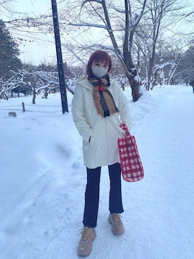 「Days（デイズ）のアイテム」を使った、miyabiさん（レディース・157cm）の冬コーディネート