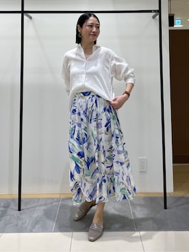 「INDIVI（インディヴィ）のアイテム」を使った、shihoさん（レディース・160cm）の春コーディネート