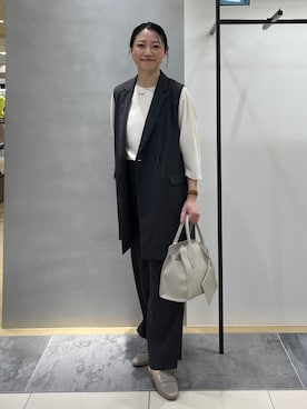 「Airpapel（エアパペル）のアイテム」を使った、shihoさん（レディース・160cm）の春コーディネート