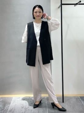 「HusHusH（ハッシュアッシュ）のアイテム」を使った、shihoさん（レディース・160cm）の冬コーディネート