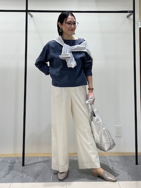 「INDIVI（インディヴィ）のアイテム」を使った、shihoさん（レディース・160cm）の春コーディネート