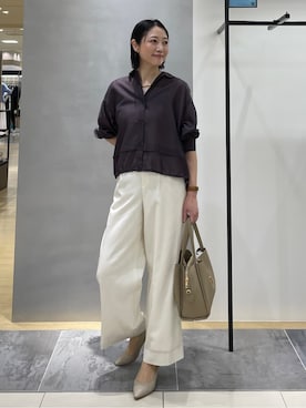 「INDIVI（インディヴィ）のアイテム」を使った、shihoさん（レディース・160cm）の春コーディネート