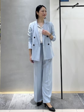 「HusHusH（ハッシュアッシュ）のアイテム（パンツ）」を使った、shihoさん（レディース・160cm）の春コーディネート