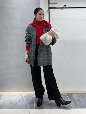 shihoさん（レディース・160cm）の冬コーディネート