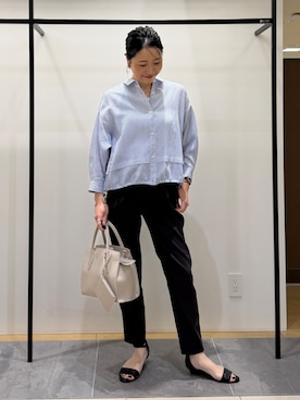 「INDIVI（インディヴィ）のアイテム」を使った、shihoさん（レディース・160cm）の夏コーディネート
