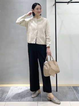 「COCUE（コキュ）のアイテム」を使った、shihoさん（レディース・160cm）の春コーディネート