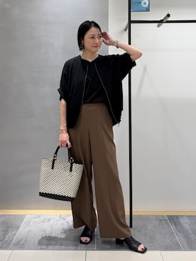「INDIVI（インディヴィ）のアイテム」を使った、shihoさん（レディース・160cm）の秋コーディネート
