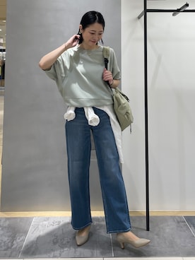 「INDIVI（インディヴィ）のアイテム」を使った、shihoさん（レディース・160cm）の夏コーディネート