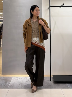 「INDIVI（インディヴィ）のアイテム」を使った、shihoさん（レディース・160cm）の秋コーディネート