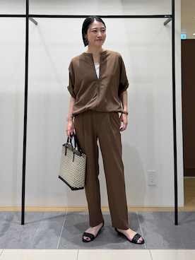 「アイテム（ブルゾン）」を使った、shihoさん（レディース・160cm）の夏コーディネート