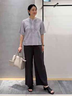 「INDIVI（インディヴィ）のアイテム」を使った、shihoさん（レディース・160cm）の夏コーディネート