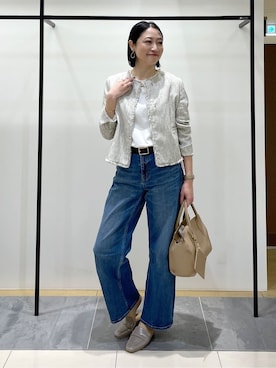 「INDIVI（インディヴィ）のアイテム」を使った、shihoさん（レディース・160cm）の春コーディネート