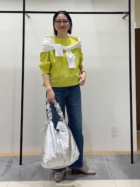 「INDIVI（インディヴィ）のアイテム」を使った、shihoさん（レディース・160cm）の春コーディネート